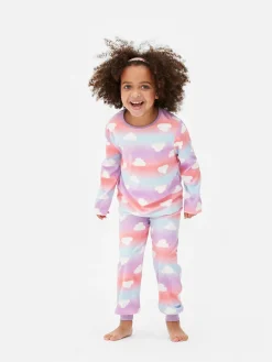 Pyjamas Et Vêtements De Nuit|Primark Pyjama En Velours Nuage à Dégradé Multicolore
