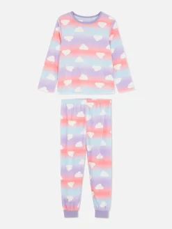Pyjamas Et Vêtements De Nuit|Primark Pyjama En Velours Nuage à Dégradé Multicolore