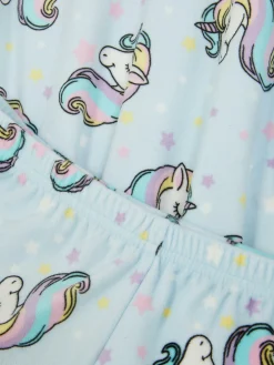 Pyjamas Et Vêtements De Nuit|Primark Pyjama Licorne En Velours Bleu