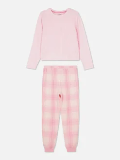 Pyjamas Et Vêtements De Nuit|Primark Pyjama Long En Jersey Rose