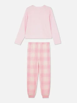 Pyjamas Et Vêtements De Nuit|Primark Pyjama Long En Jersey Rose