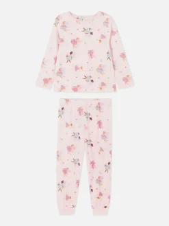 Pyjamas Et Vêtements De Nuit|Primark Pyjama Long En Velours à Motif Fée Rose clair