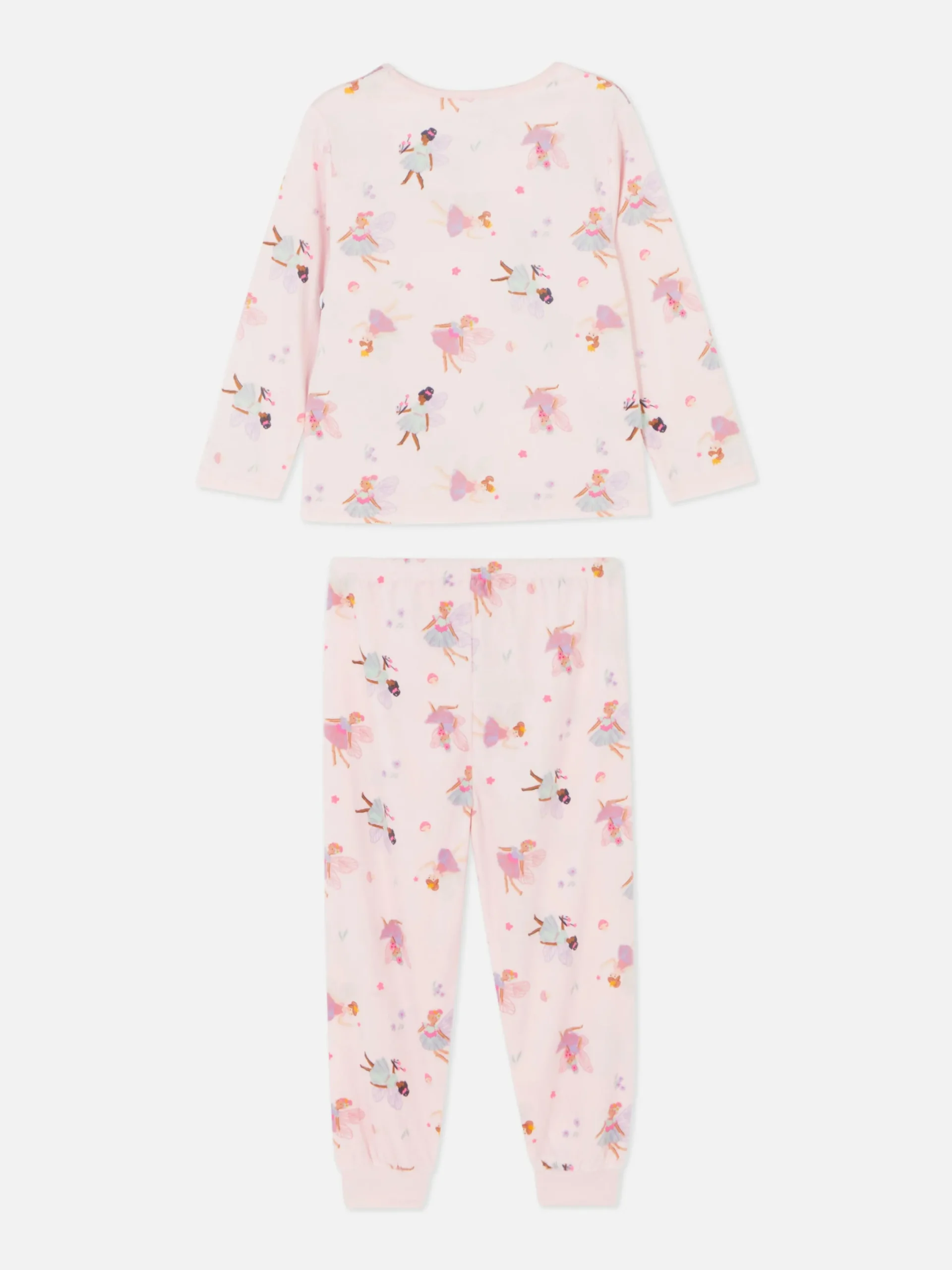 Pyjamas Et Vêtements De Nuit|Primark Pyjama Long En Velours à Motif Fée Rose clair
