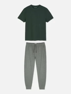 Pyjamas|Primark Pyjama Long Texturé Vert