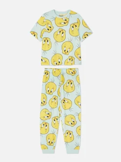 Ensembles Pyjamas|Primark Pyjama Looney Tunes Titi Turquoise