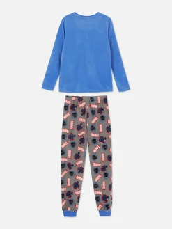 Pyjamas Et Vêtements De Nuit|Primark Pyjama Marvel Black Panther Bleu marine