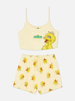 Ensembles Pyjamas|Primark Pyjama Short 1, Rue Sésame Jaune