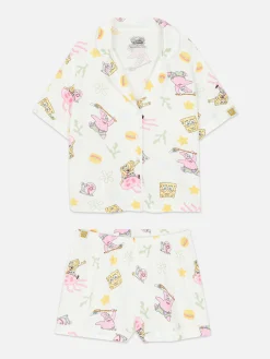 Ensembles Pyjamas|Primark Pyjama Short Et Chemise De Nuit Bob L'éponge Femme Ivoire