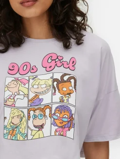 Ensembles Pyjamas|Primark Pyjama Short Graphique Nickelodeon Années 90 Violet
