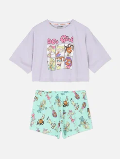 Ensembles Pyjamas|Primark Pyjama Short Graphique Nickelodeon Années 90 Violet