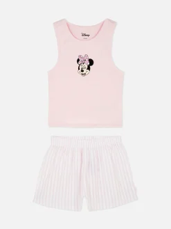 Ensembles Pyjamas|Primark Pyjama Short Personnage Disney Rose clair