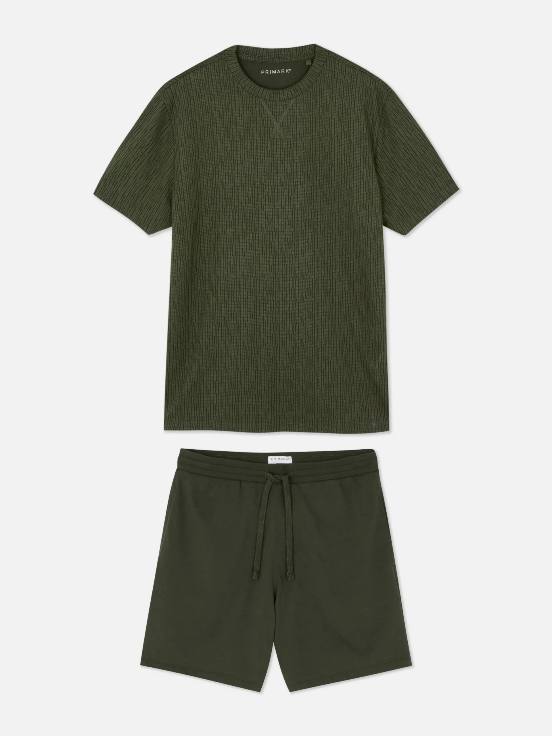 Pyjamas|Primark Pyjama Short Texturé Kaki