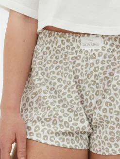 Ensembles Pyjamas|Primark Pyjama T-shirt Court Disney Le Roi Lion Ivoire