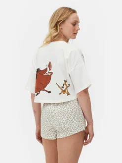 Ensembles Pyjamas|Primark Pyjama T-shirt Court Disney Le Roi Lion Ivoire