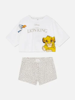 Ensembles Pyjamas|Primark Pyjama T-shirt Court Disney Le Roi Lion Ivoire