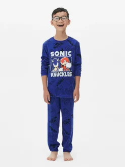 Pyjamas Et Vêtements De Nuit|Primark Pyjama T-shirt Et Bas Sonic Le Hérisson Bleu