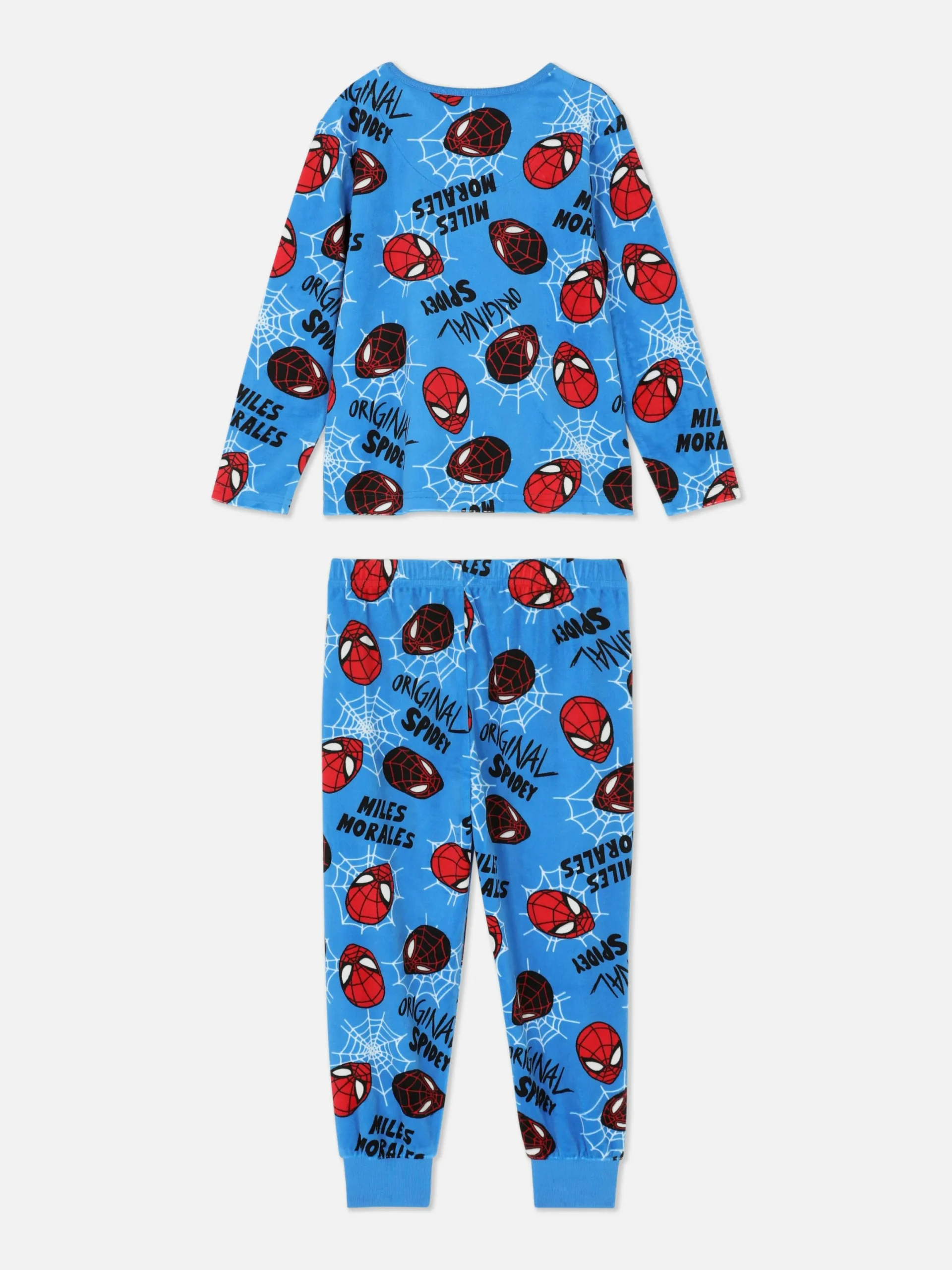 Pyjamas Et Vêtements De Nuit|Primark Pyjama T-shirt Et Pantalon Marvel Spider-Man Bleu