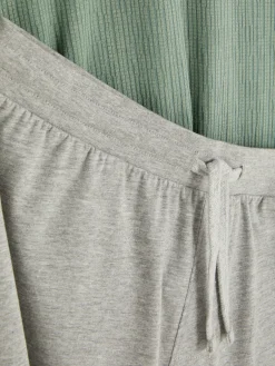 Pyjamas|Primark Pyjama T-shirt Texturé Et Short En Jersey Vert