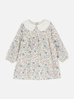 Robes Et Jupes|Primark Robe à Col Et à Motif Floral Multicolore