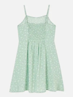 Robes|Primark Robe à Fines Bretelles Et à Motifs Vert