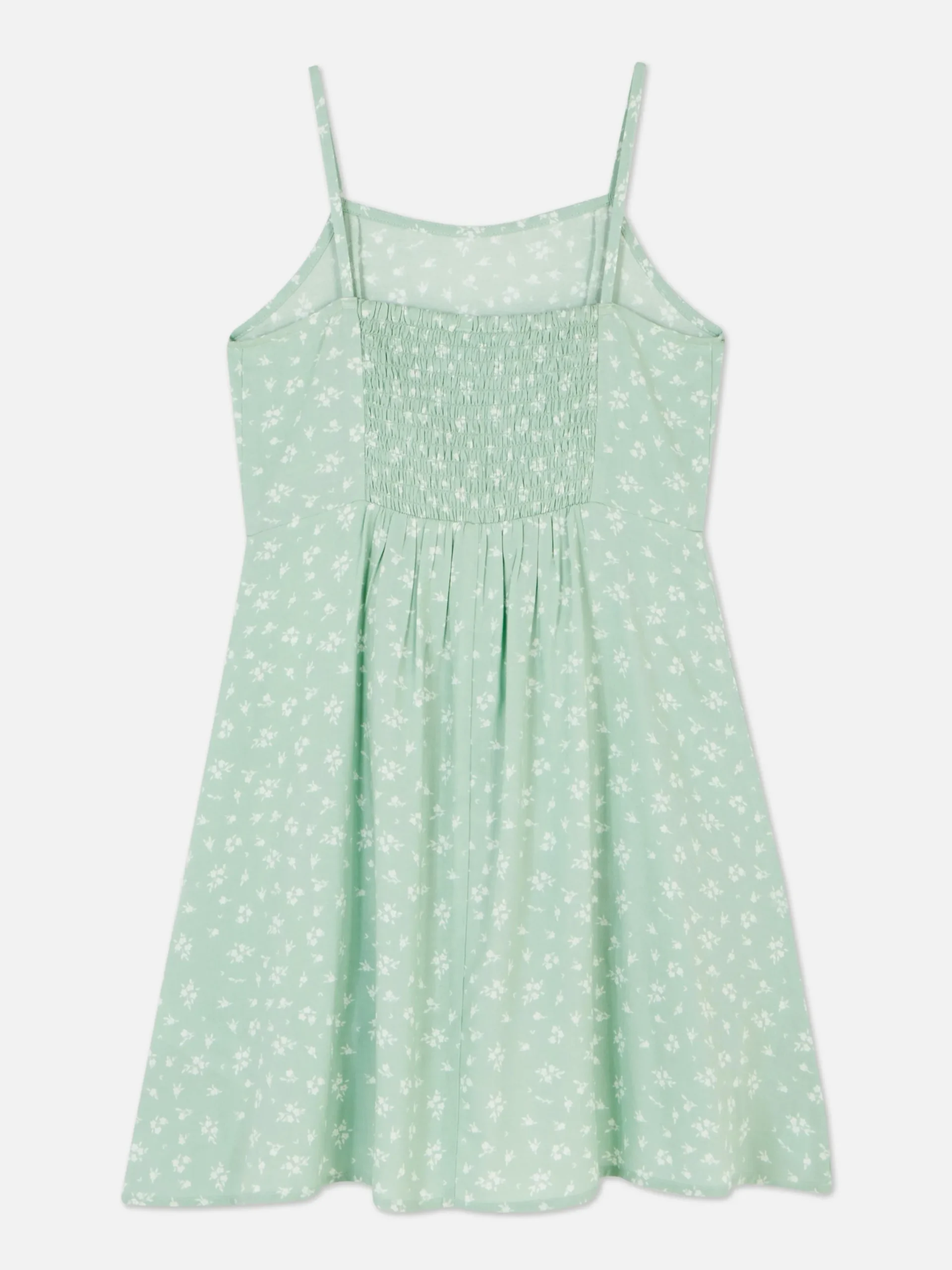 Robes|Primark Robe à Fines Bretelles Et à Motifs Vert