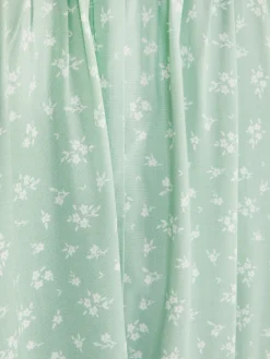 Robes|Primark Robe à Fines Bretelles Et à Motifs Vert