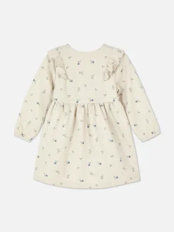 Robes Et Jupes|Primark Robe à Petites Fleurs Et Volants Écru