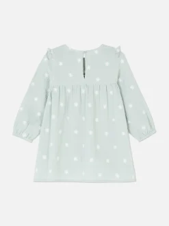 Robes|Primark Robe à Smocks Et à Manches Longues Vert menthe