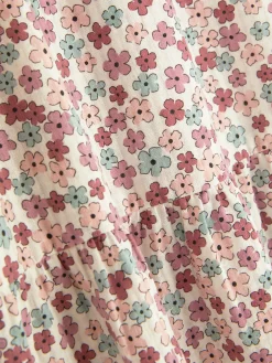 Robes|Primark Robe à Volants à Motif Floral Multicolore