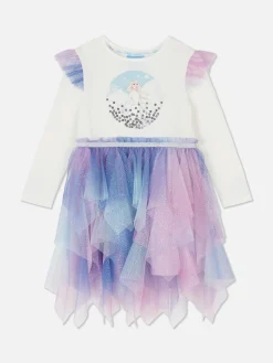 Robes|Primark Robe Avec Jupe En Tulle Disney La Reine Des Neiges Multicolore