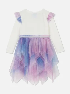 Robes|Primark Robe Avec Jupe En Tulle Disney La Reine Des Neiges Multicolore