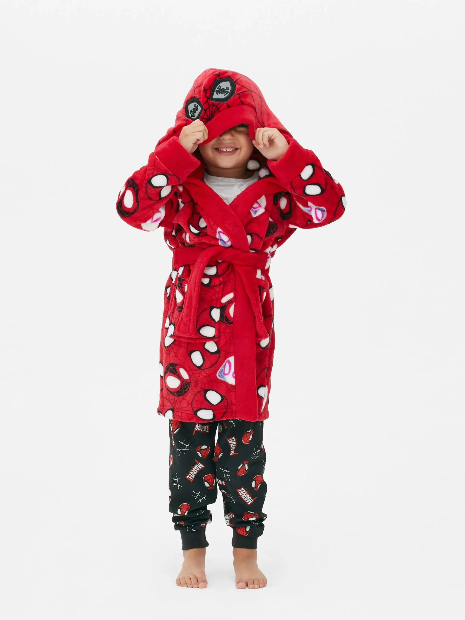 Pyjamas Et Vêtements De Nuit|Primark Robe De Chambre Marvel Spider-Man Spidey Et Ses Amis Rouge