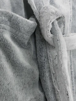 Peignoirs|Primark Robe De Chambre Mi-longue Duveteuse Bleu marine