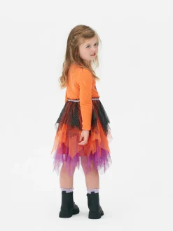 Tout Halloween|Déguisements Halloween Pour Enfants|Primark Robe D'Halloween Citrouille à Sequins Orange
