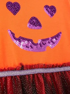 Tout Halloween|Déguisements Halloween Pour Enfants|Primark Robe D'Halloween Citrouille à Sequins Orange