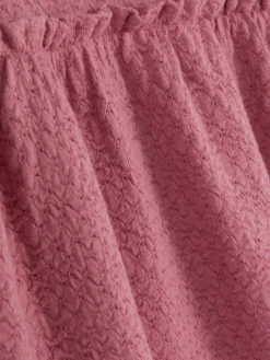 Robes|Primark Robe En Maille Texturée Rose