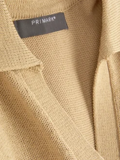 Robes|Primark Robe Mi-longue Avec Col En V Beige