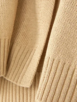 Robes|Primark Robe Mi-longue Avec Col En V Beige