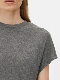 Robes|Primark Robe Mi-longue Torsadée En Jersey The Edit Gris chiné