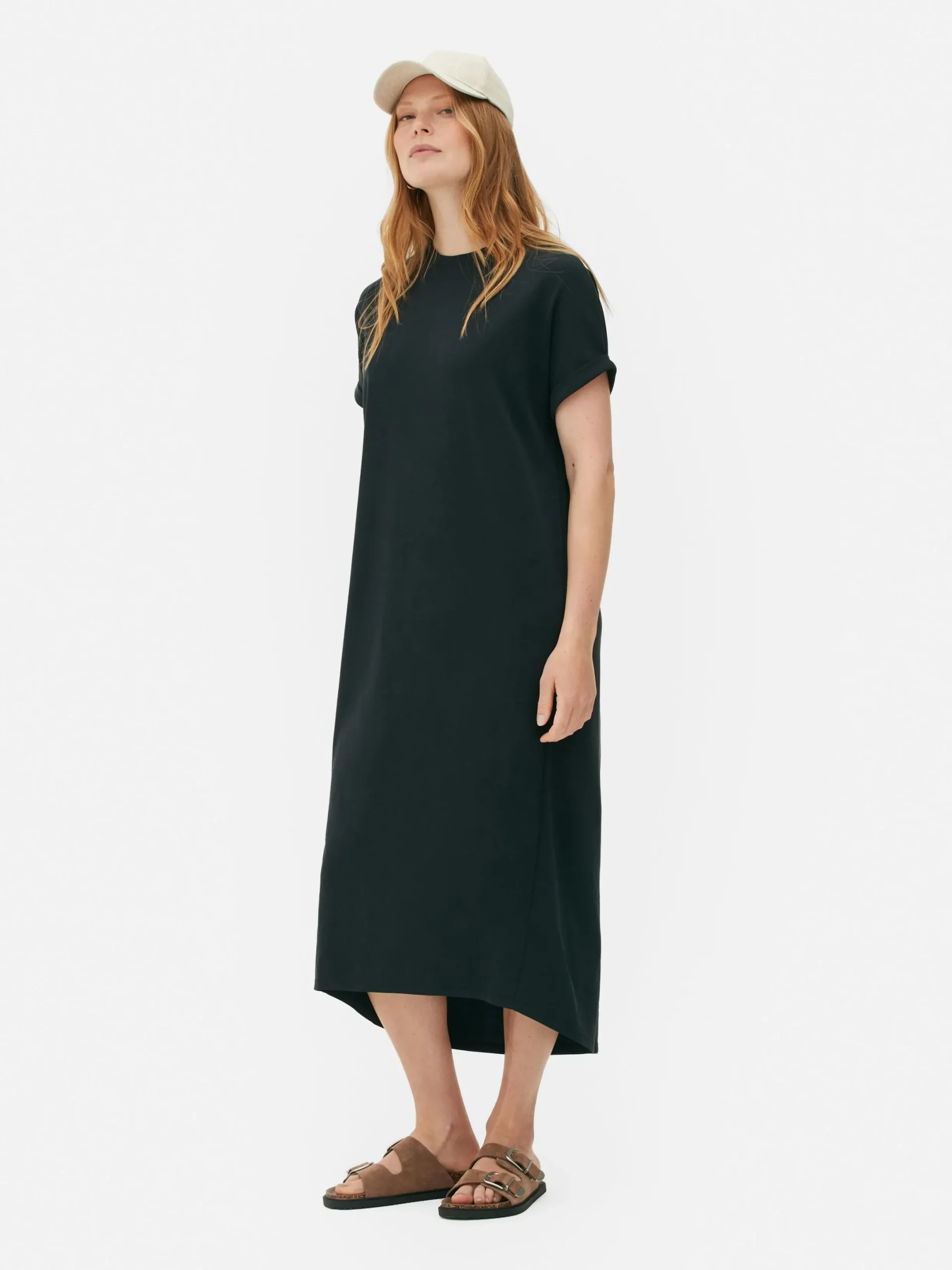 Robes|Primark Robe T-shirt Mi-longue The Edit Noir