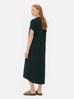 Robes|Primark Robe T-shirt Mi-longue The Edit Noir