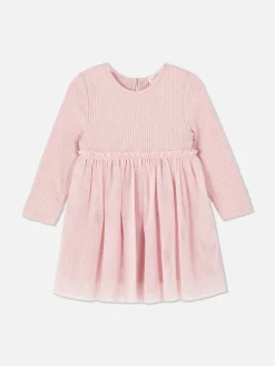 Robes Et Jupes|Primark Robe Tutu Côtelée Rose