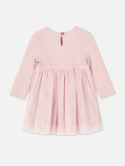 Robes Et Jupes|Primark Robe Tutu Côtelée Rose