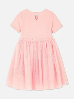 Robes|Primark Robe Tutu Côtelée Rose poudré