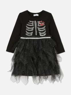 Déguisements Halloween Pour Enfants|Tout Halloween|Primark Robe Tutu Squelette Halloween Noir