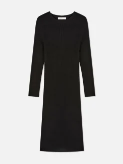 Robes|Primark Robe-pull à Col Ras-du-cou Et Manches Longues Noir