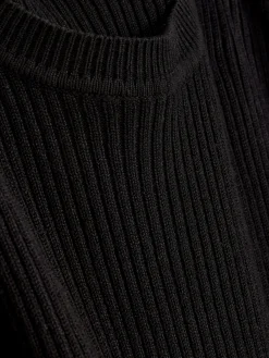 Robes|Primark Robe-pull à Col Ras-du-cou Et Manches Longues Noir