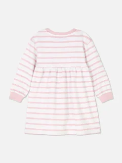 Robes|Primark Robe-pull à Rayures Rose poudré