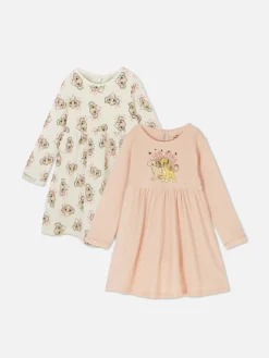 Robes Et Jupes|Primark Robes Patineuses Côtelées Disney Le Roi Lion 30e Anniversaire Multicolore