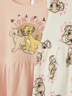 Robes Et Jupes|Primark Robes Patineuses Côtelées Disney Le Roi Lion 30e Anniversaire Multicolore